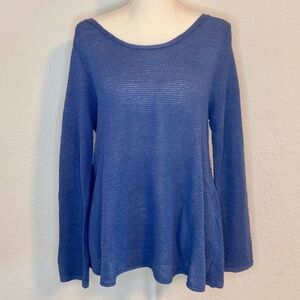 Habitat Shoreside Linen Blend Easy Pull-Over Sweater, Size S